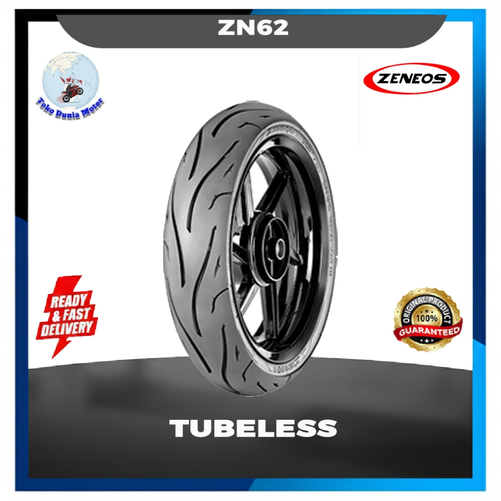 Ban Zeneos ZN62 80 80 17 Tubeless motor bebek supra revo vega