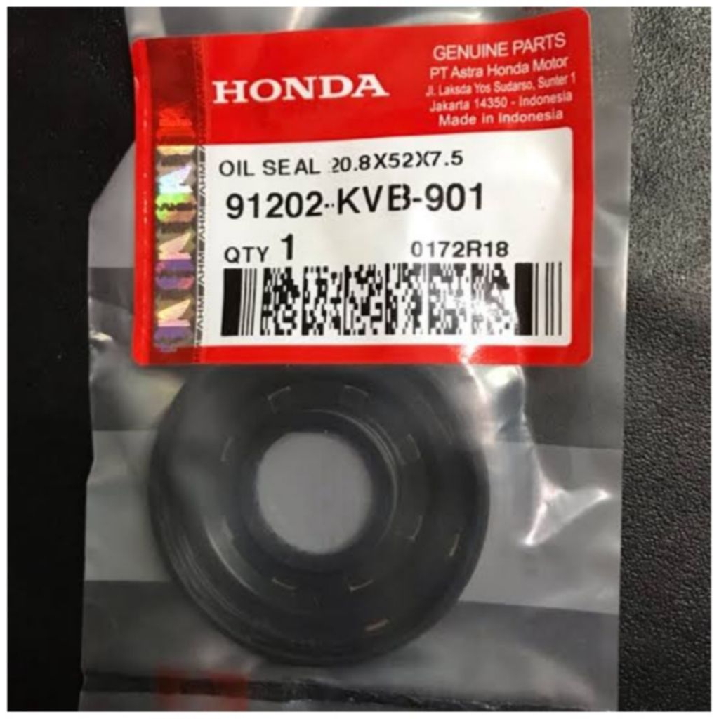 91202 kvb 901 substitusi 91202 k50 t01 seal kruk as beat vario scoopy spacy Honda