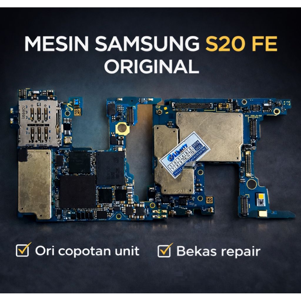 Mesin samsung s20 fe asli original 100% bekas repair - Mesin for samsung s20 fe original SEIN buat j