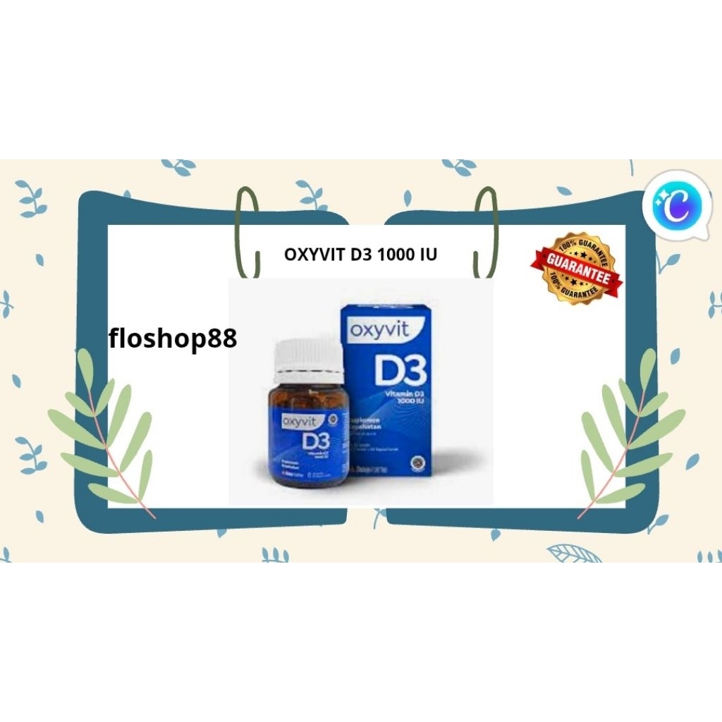 OXYVIT D3 1000IU / OXYVIT / OXYVIT D3 / OXYVIT VIT D3