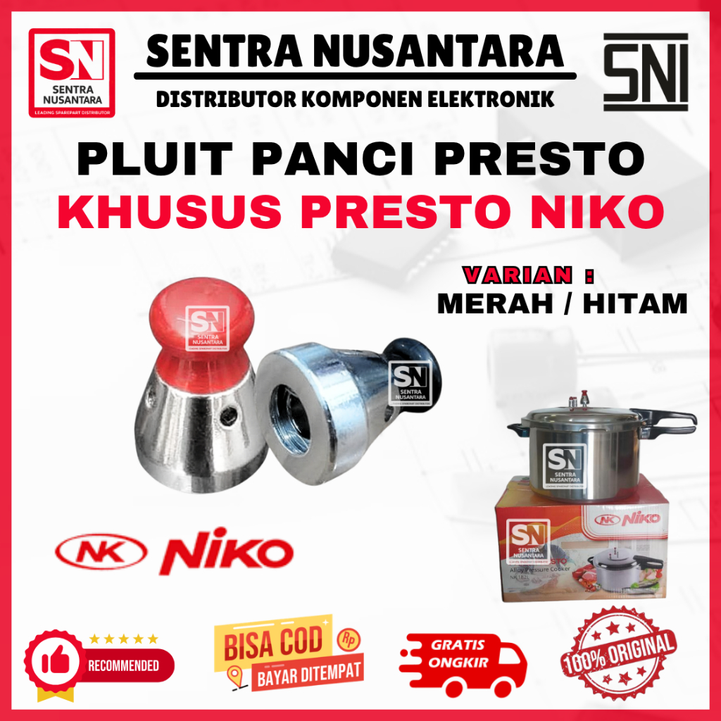 PLUIT TUTUP UAP PANCI PRESTO NIKO ORIGINAL | PLUIT PRESTO NIKO ASLI | PELUIT PRESTO NIKO SERBAGUNA |