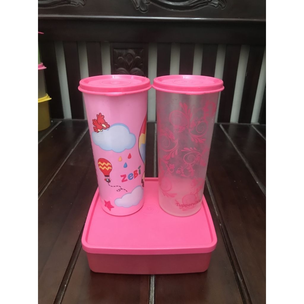 Tempat Bekal Tupperware Tumbler Tupperware Original Tempat Kotak Tupperware Warna Pink Toples Tupper