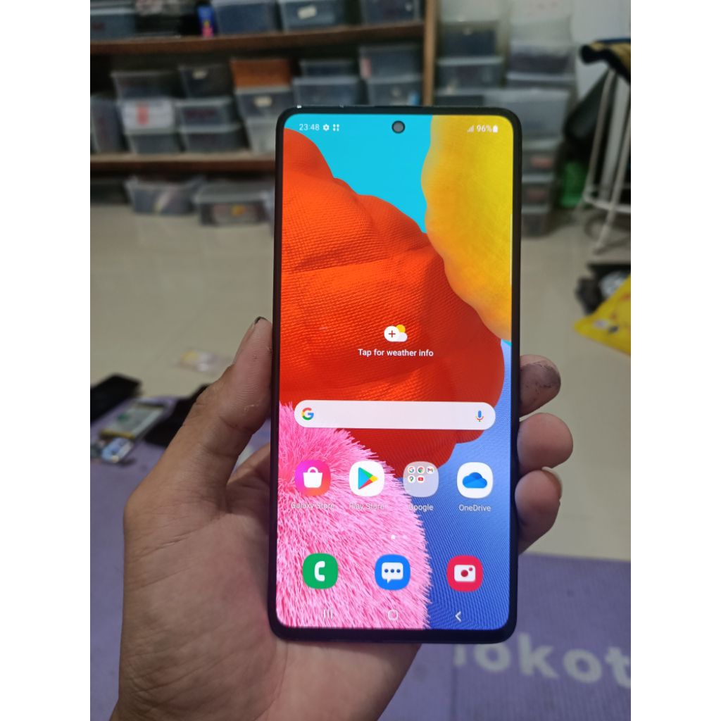 lcd original copotan samsung a51