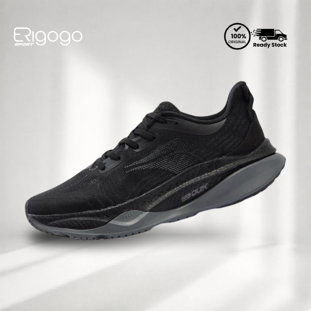361 Degrees Blazing Flame 4 'Black' Running Shoes 672422223-5 - Erigogo Sport