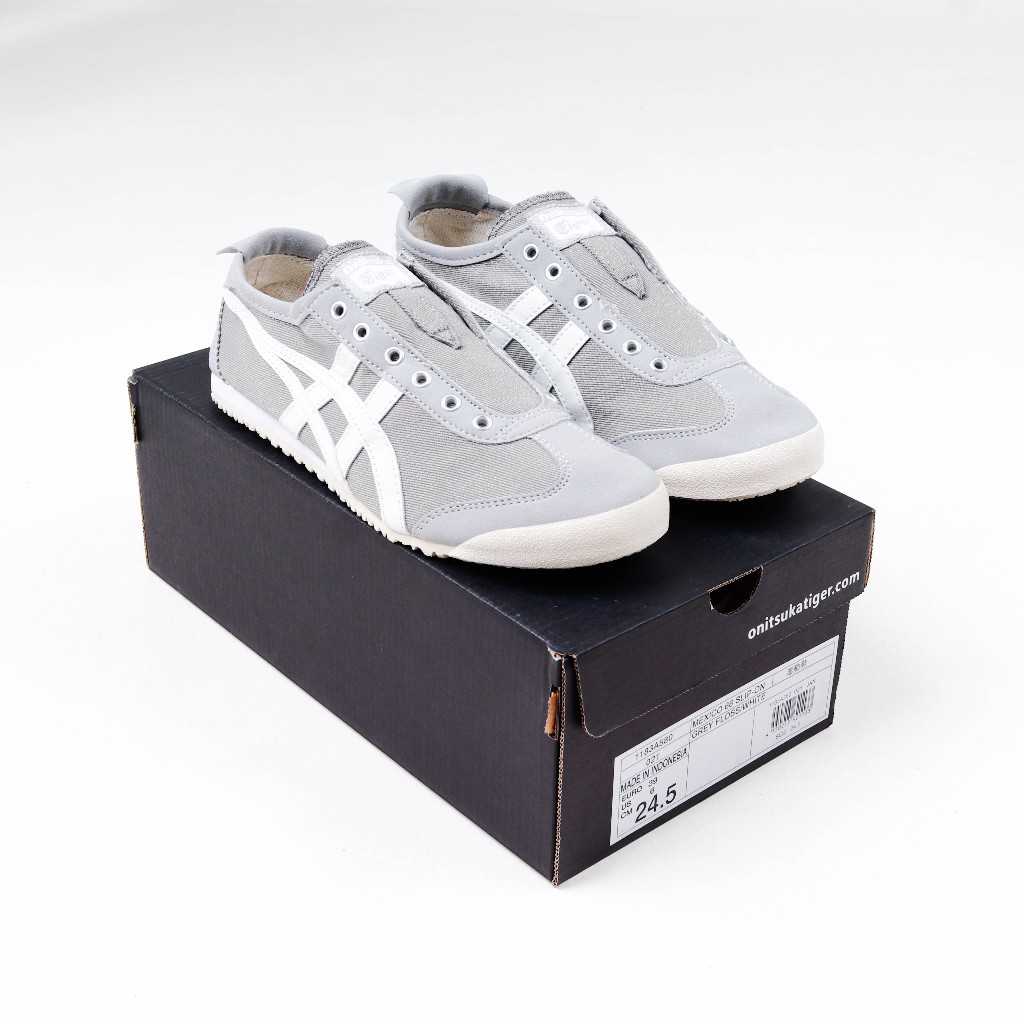 (SLKCK) Sepatu Sneakers Onitsuka Tiger Mexico 66 Slip On Grey