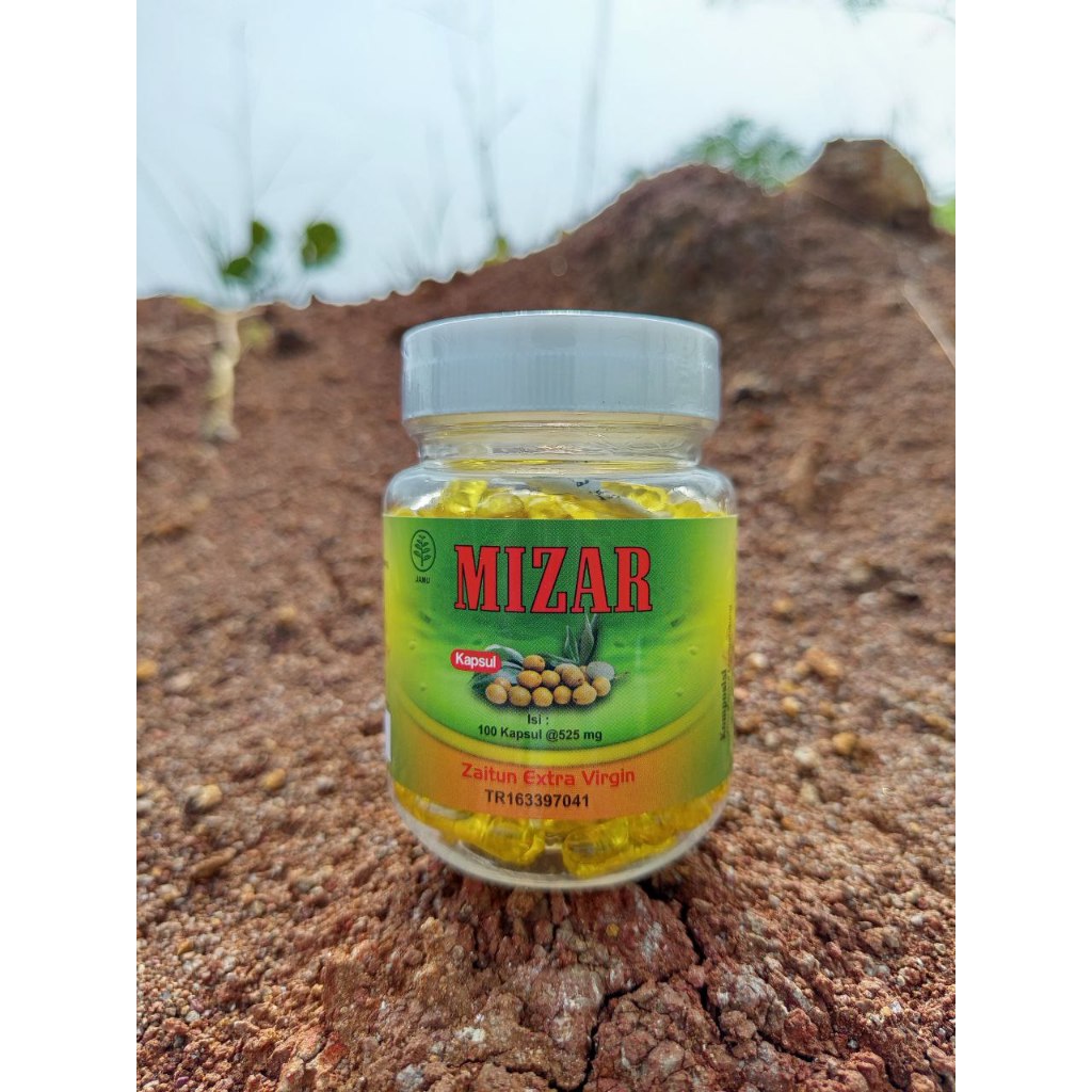 [MIZAR] Minyak Zaitun Mizar Extra Virgin Oil 100 Kapsul - Minyak Zaitun Exta Virgin Oil Mizar 100 ka