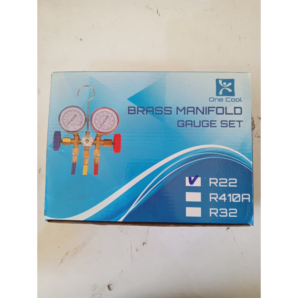 DOUBLE MANIFOLD R22 AC ISI FREON / MANIFOLD SET / MANIFOLD DOUBLE SET