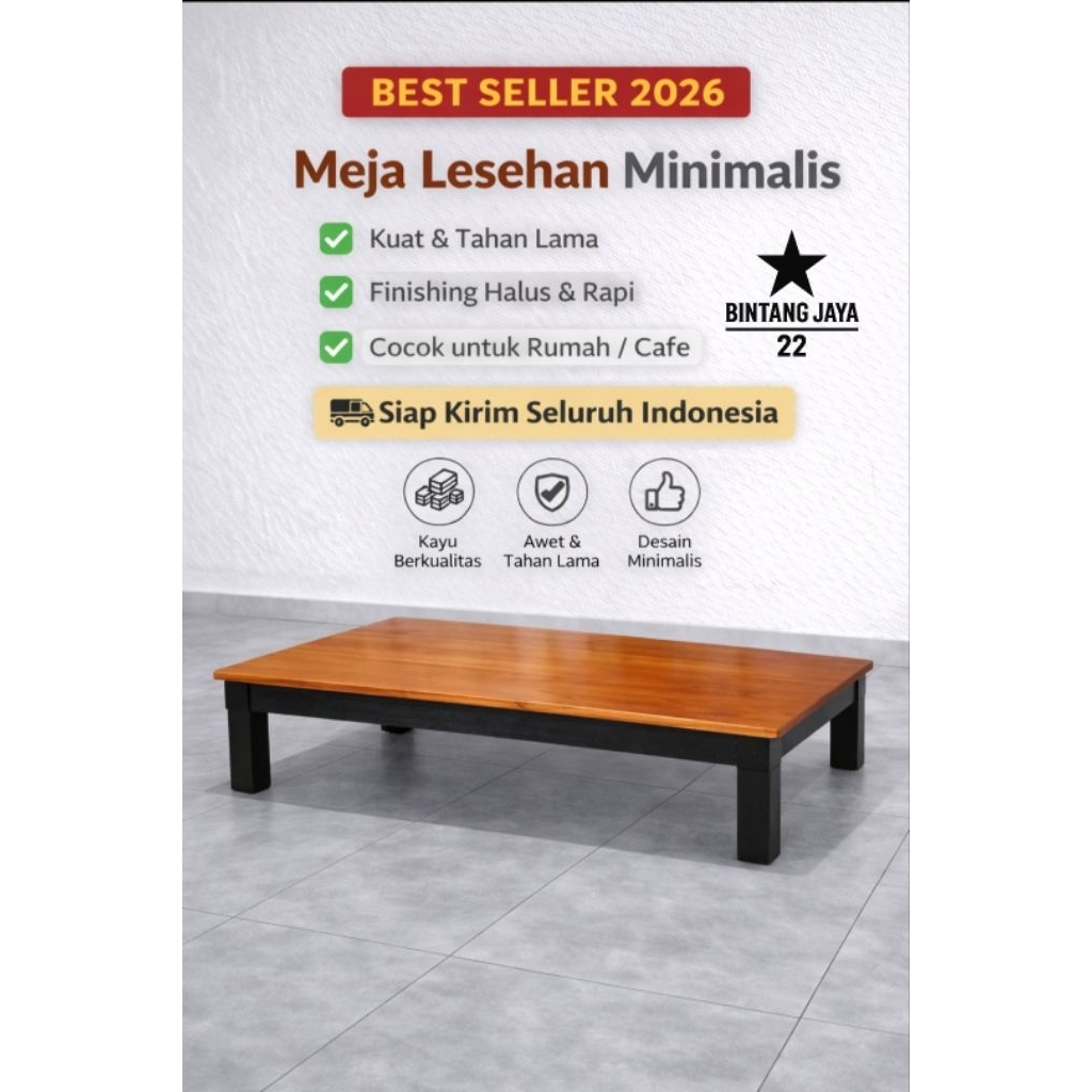 Best Seller Meja Lesehan Kayu Sarbag Meja Makan Lesehan Warung Makan Murah