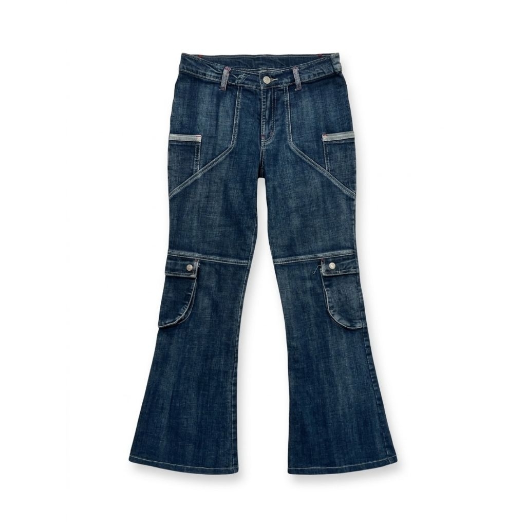 Flare Jeans Y2K Grunge