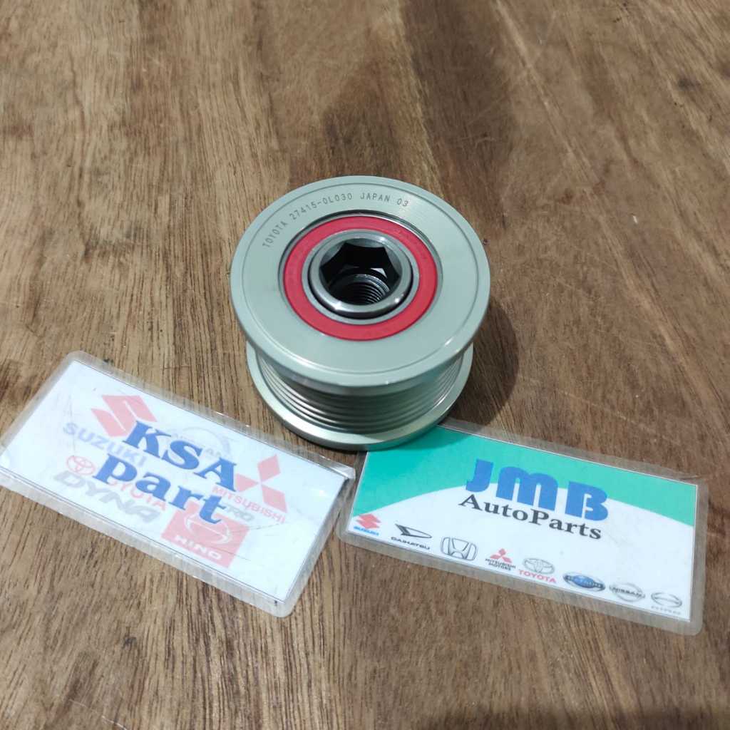 POLI PULLEY PULI ALTENATOR DINAMO CAS INNOVA DIESEL FORTUNER DIESEL