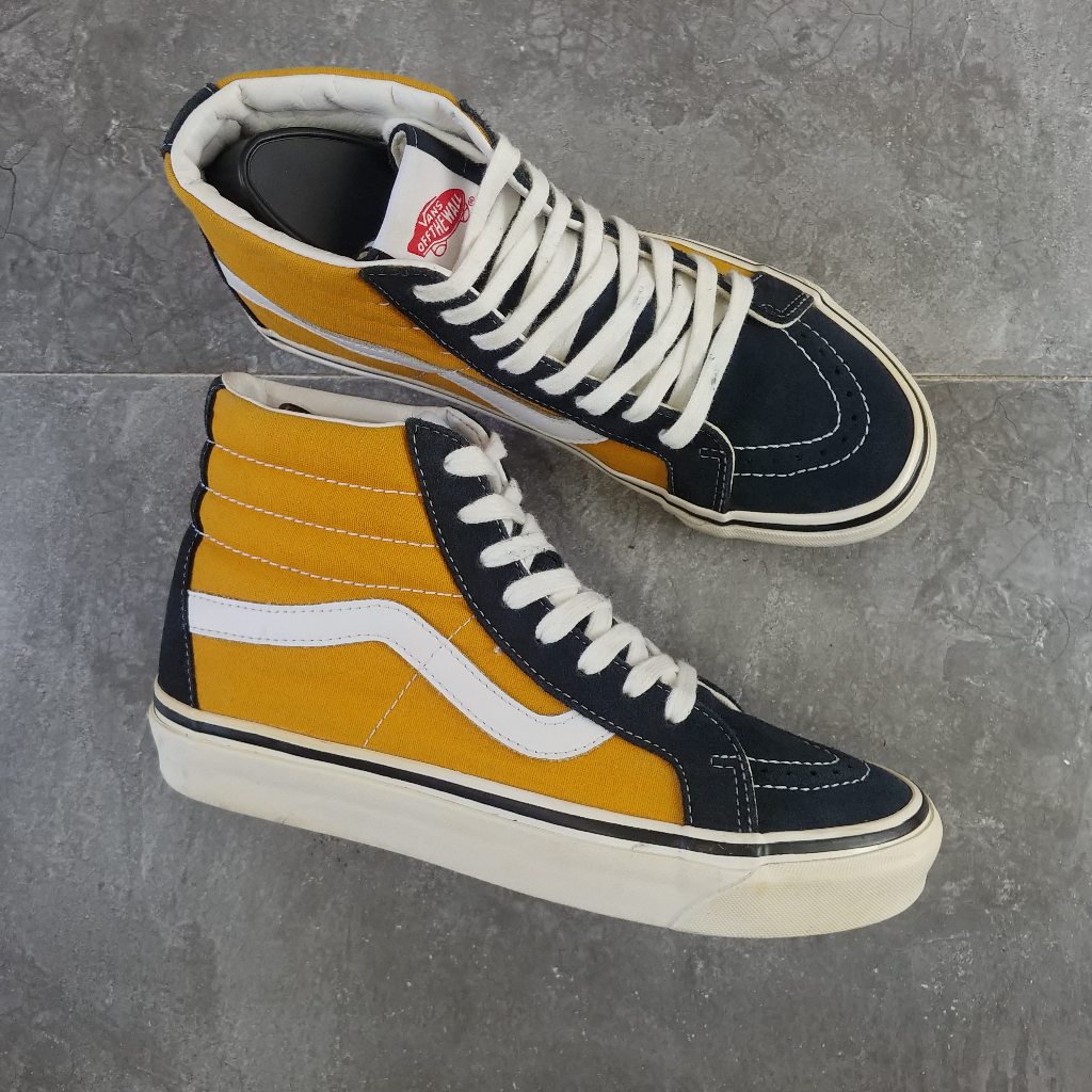 ( Size 40 ) Vans SK8 Hi 38 DX Anaheim Factory OG Navy Original