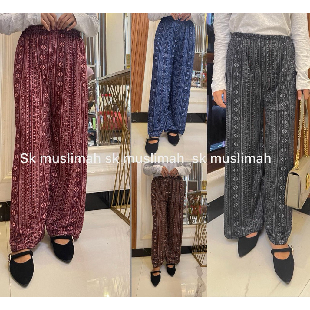 Kulot Hommy Motif Hygit Premium Jumbo Dan Standard Model Terbaru Remaja Kekinian Termurah Celana Pan