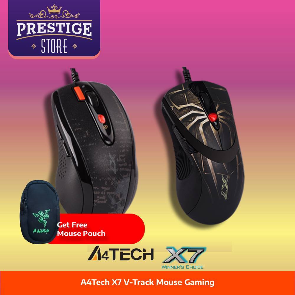 A4TECH X7 F5 & XL-747H Oscar V-Track Laser Gaming Mouse Macro