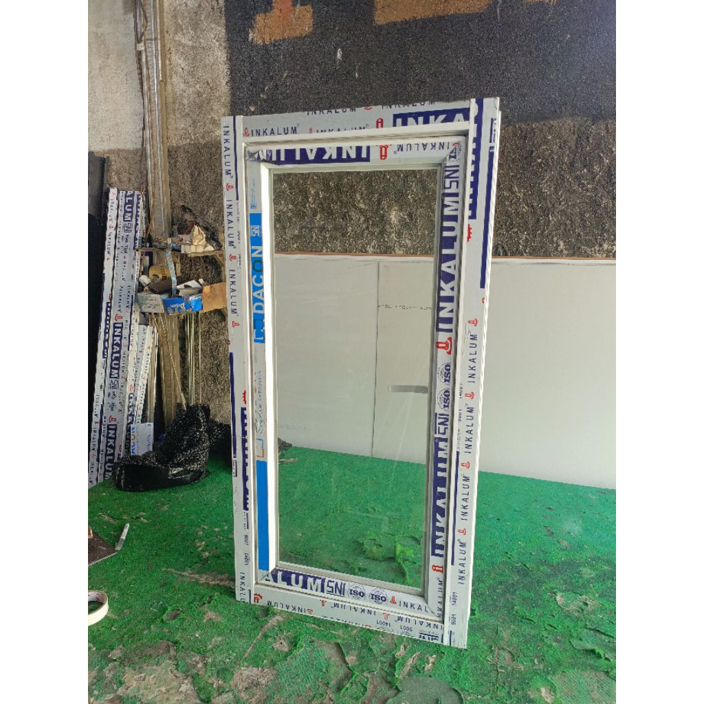 JENDELA ALUMINIUM KUSEN 4INCH L 50x100-200CM