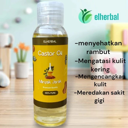 Pure Castor oil/minyak jarak murni 100ml