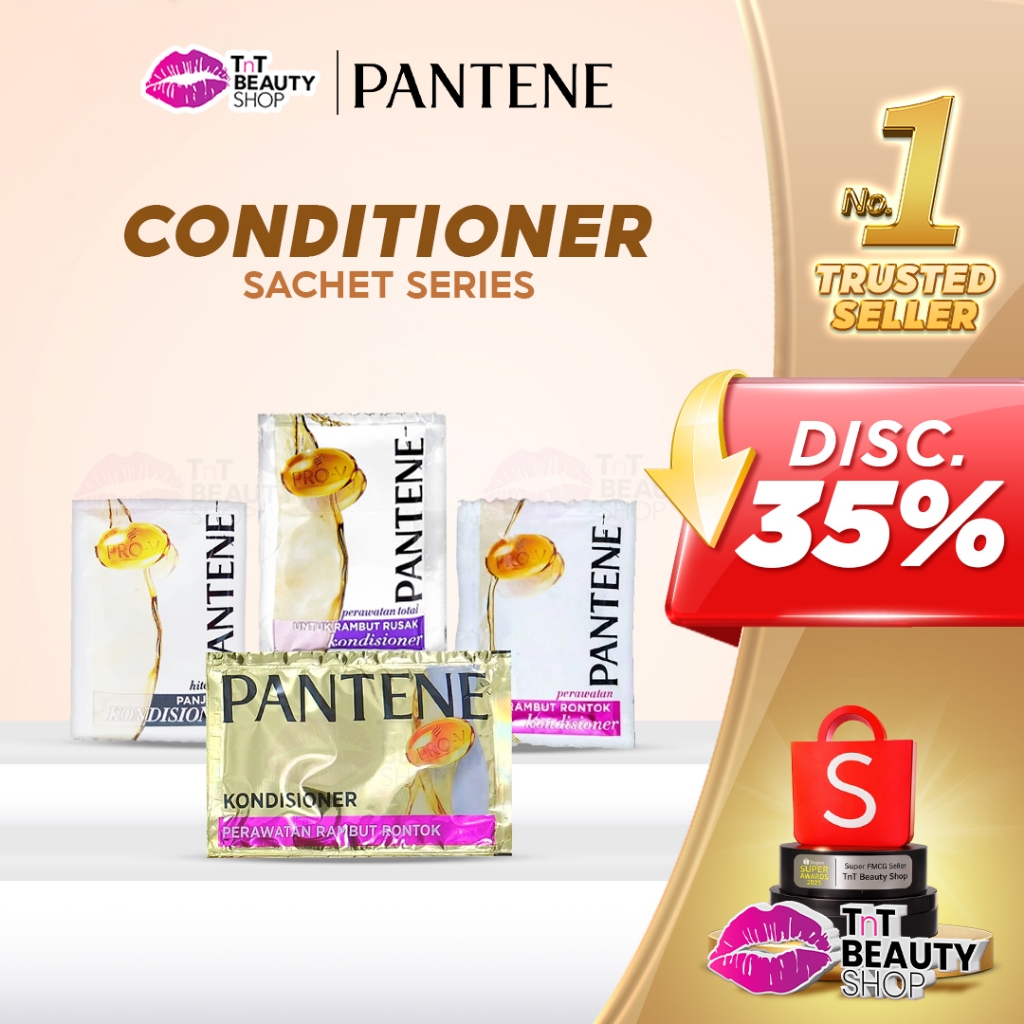 PANTENE Conditioner 5ml 9ml Renceng Rontok Rusak Hitam & Panjang isi 12 Sachet | TnT Beauty Shop