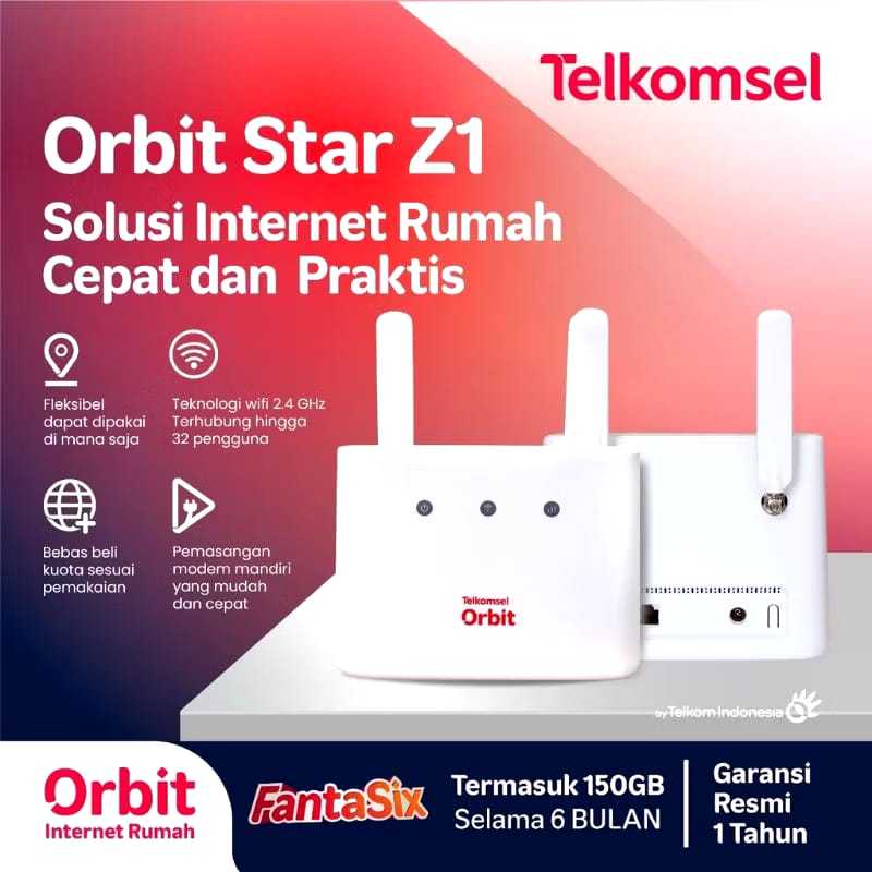 Modem orbit Z1 bisa all operator .  Modem Wifi - PROMO Modem orbit star z1