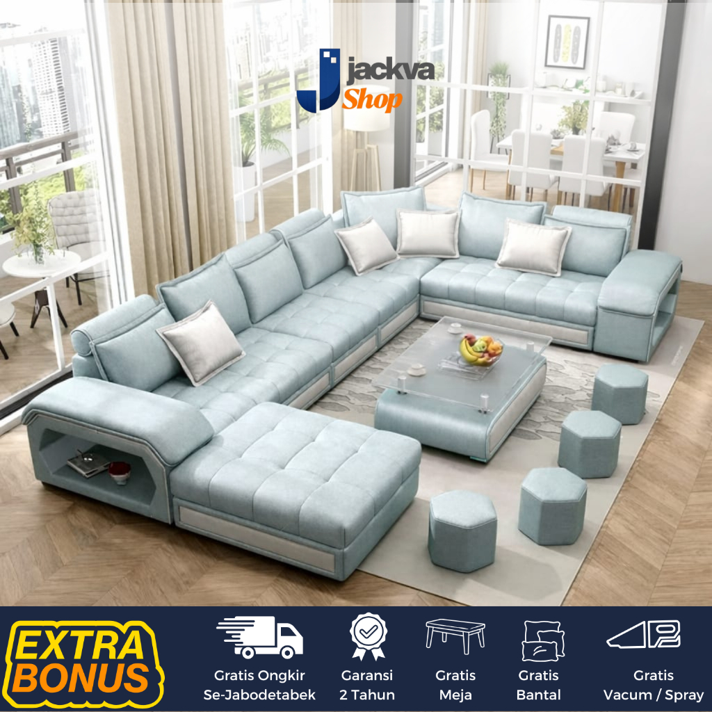 Sofa Minimalis Leter U Sofa Tamu Minimalis Ruang Keluarga