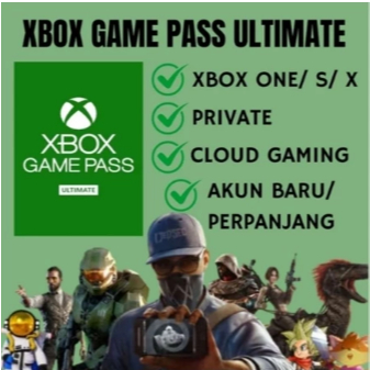 NEW Xbox Game Pass 12 BULAN gamepass Ultimate GPU Private Xbox One S/X Windows PC Android Cloud