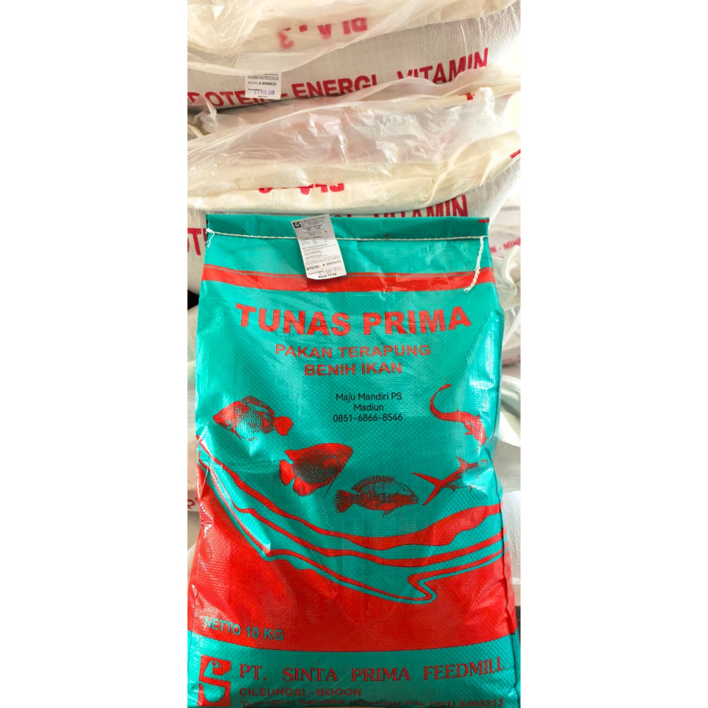 1 SAK 10KG Pakan Bibit Ikan Lele Nila Gurame Tunas Prima TP-120