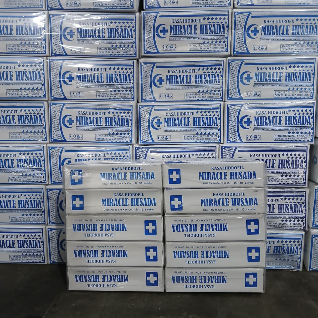 Kasa Steril Kasa Hidrofil Miracle Husada isi 10 box
