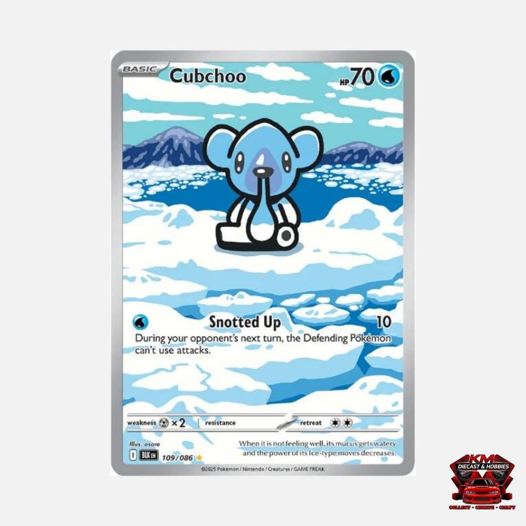 CUBCHOO (109/086) IR AR BLACK BOLT POKEMON TCG ENGLISH INGGRIS
