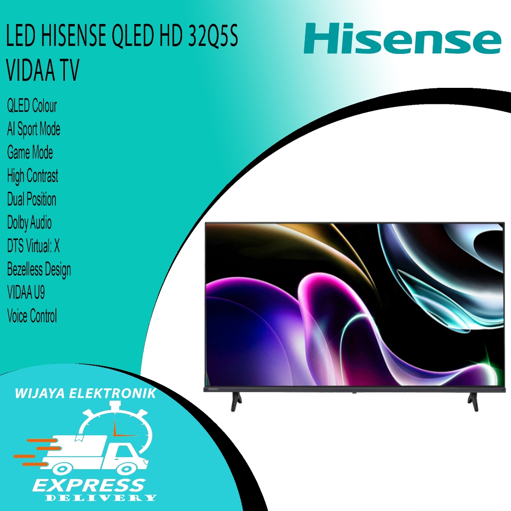 HISENSE 32Q5S LED SMART VIDAA 32" QLED HD 32Q5S VIDAA TV - 32Q5S