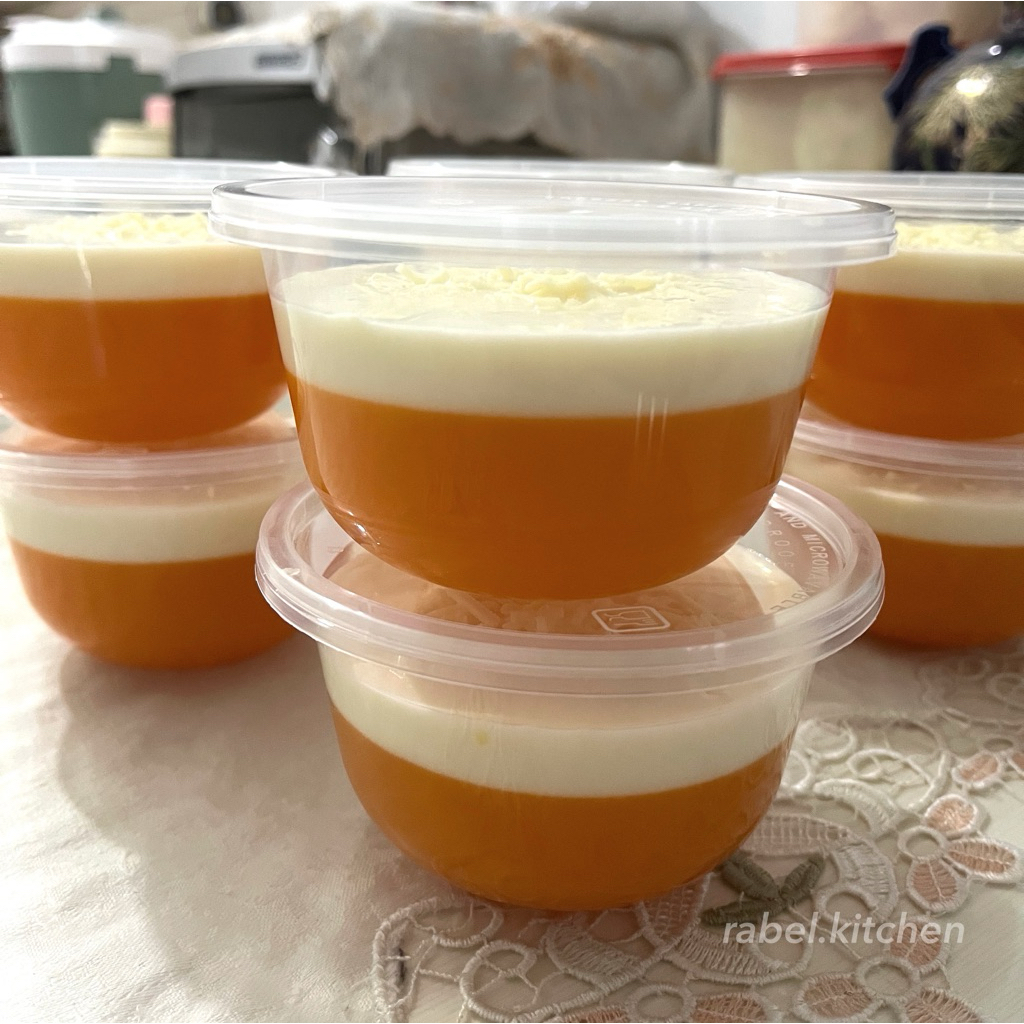 Puding Mangga dengan Fla Keju