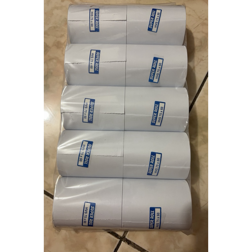 super roll kertas struk