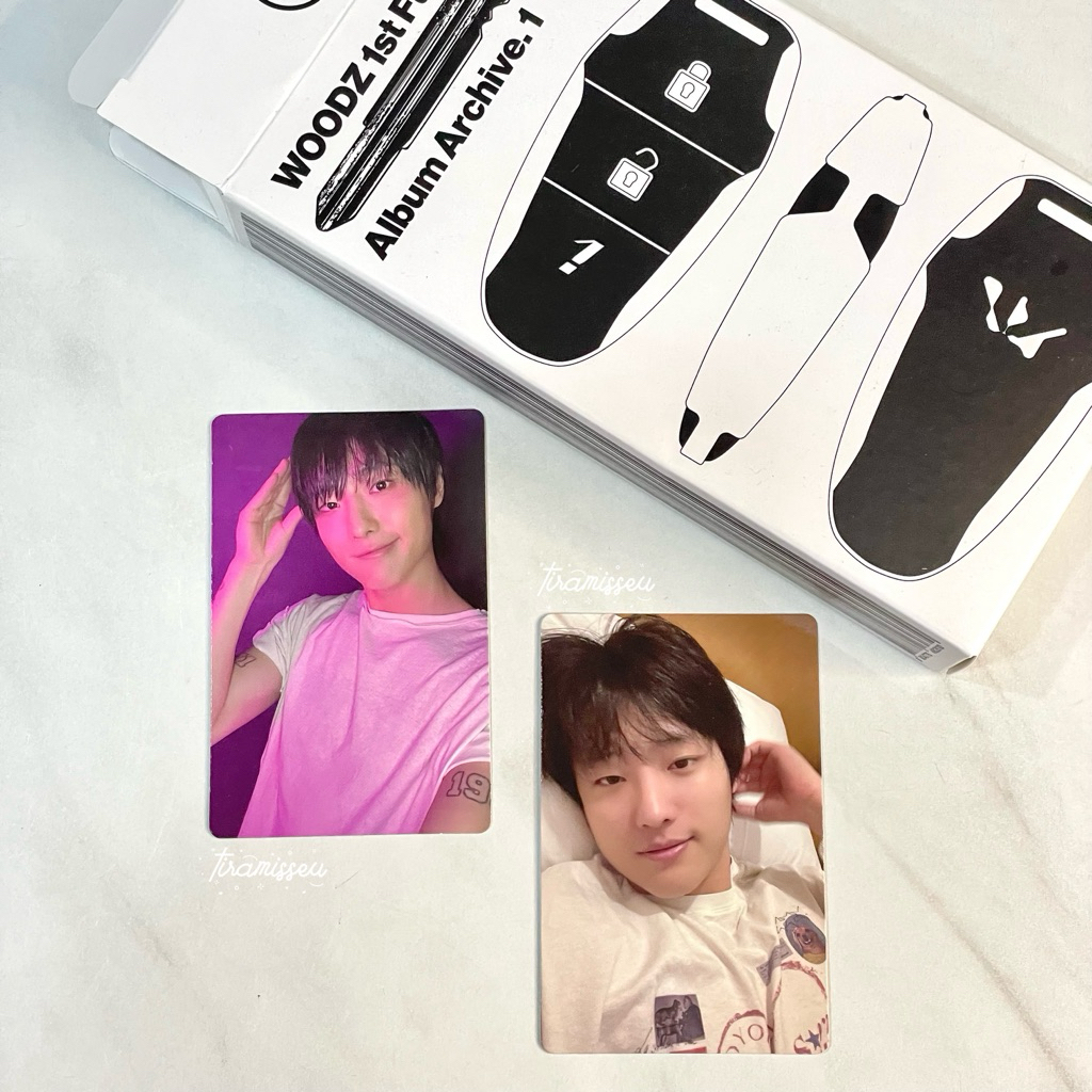 [READY STOCK] official woodz archive. 1 key ver photocard • pc album archive 1 cho seungyoun jewel m