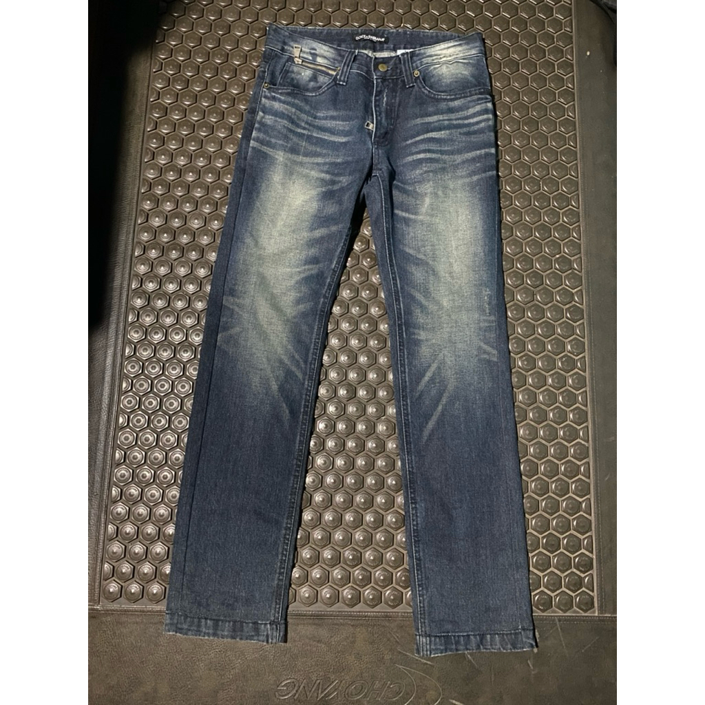 CELANA PANJANG DENIM JEANS SUPER LUXURY DOLCE & GABBANA MEWAH BRANDED