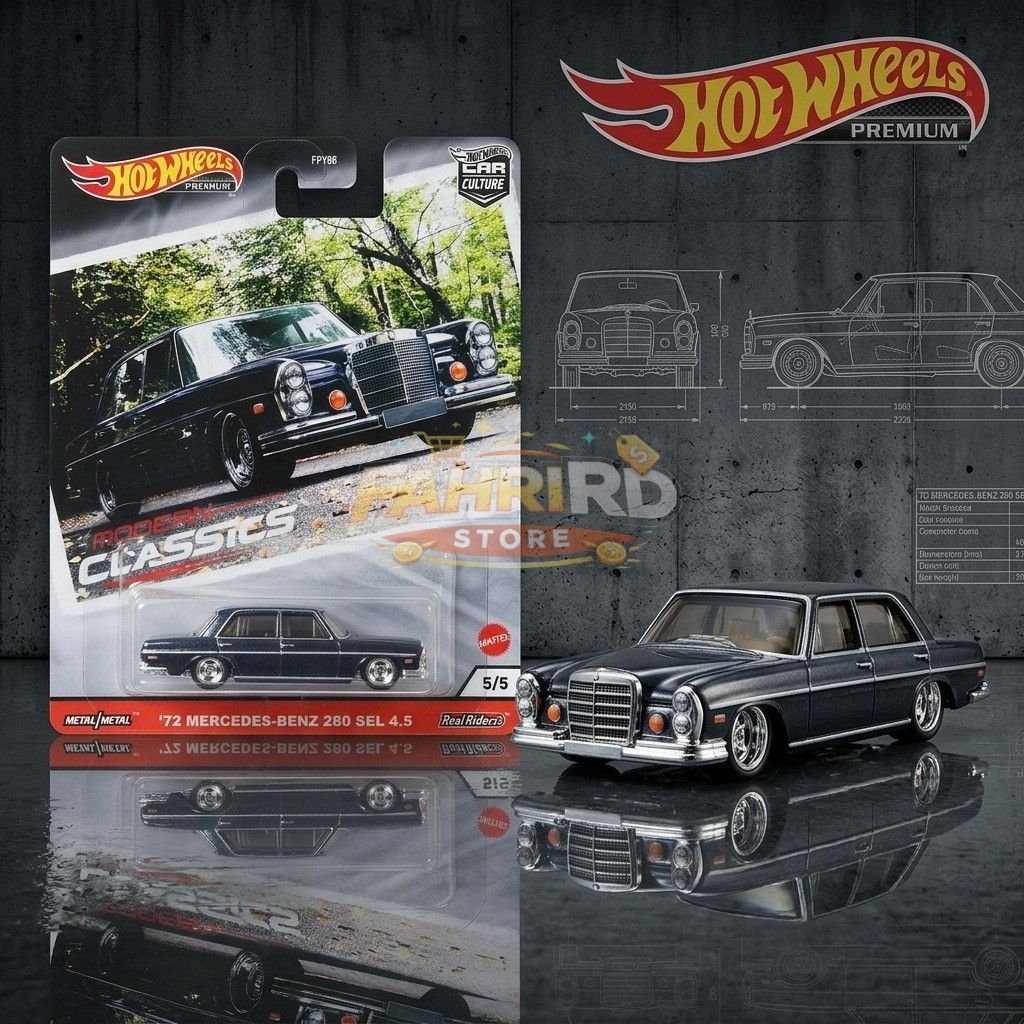 Hot Wheels Modern Classics 72 Mercedes Benz 280