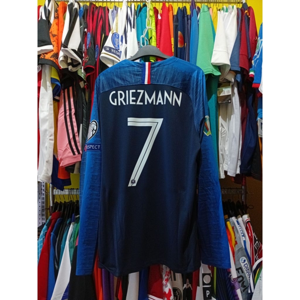 Jersey Bola Retro Prancis 2018 Home GRIEZMANN 7