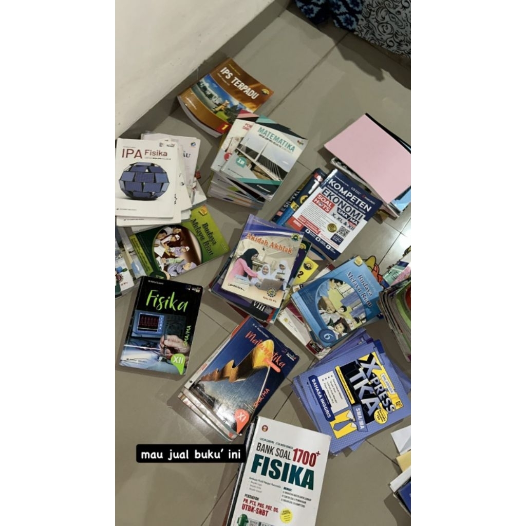 BUKU CETAK PRELOVED SMP