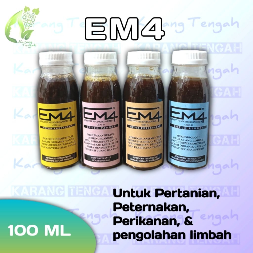 EM4 Pertanian, peternakan, pertanian, pengolahan limbah | 100 ML repack