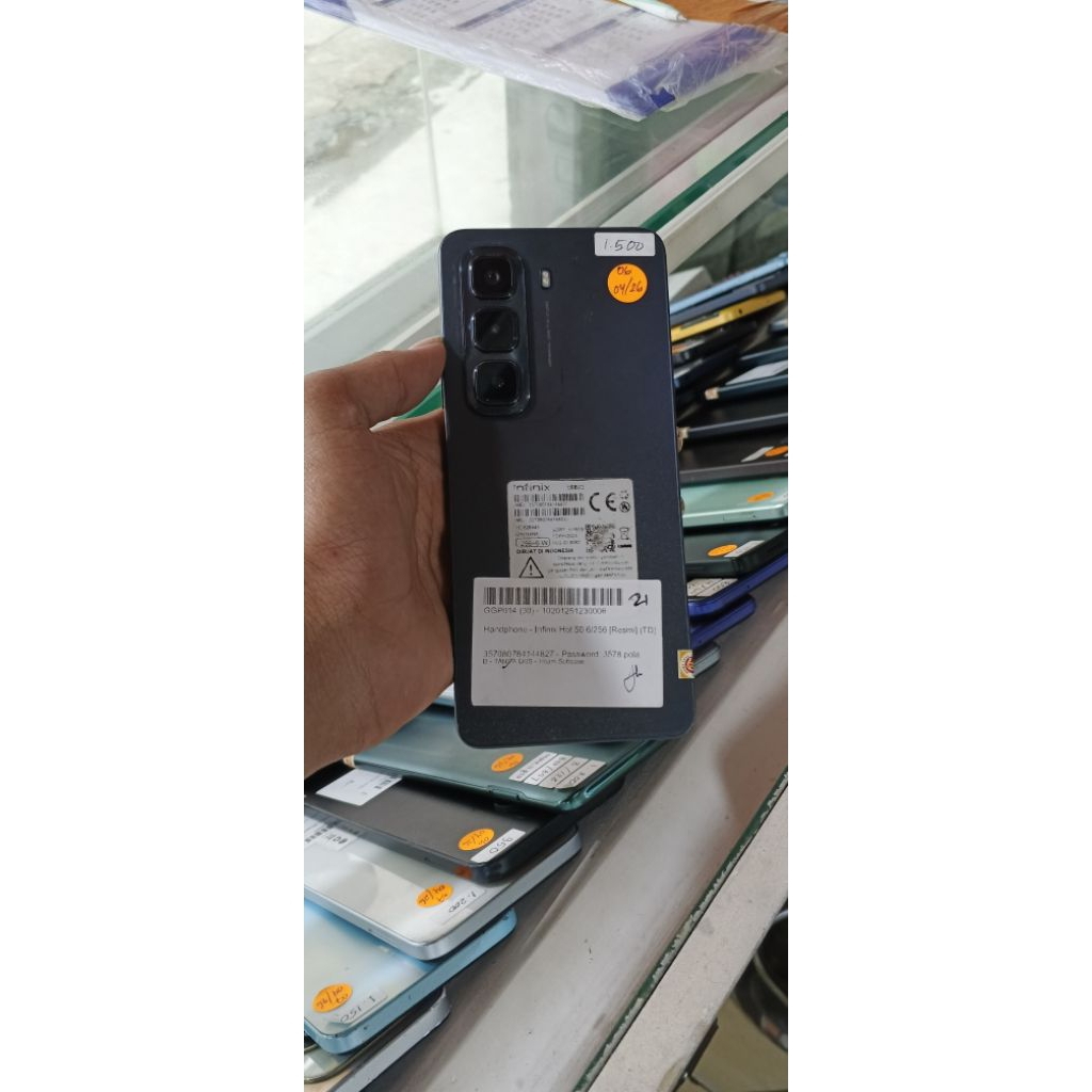 INFINIK HOT 50 RAM 6/256GB NORMAL SIAP PAKAI ORIGINAL
