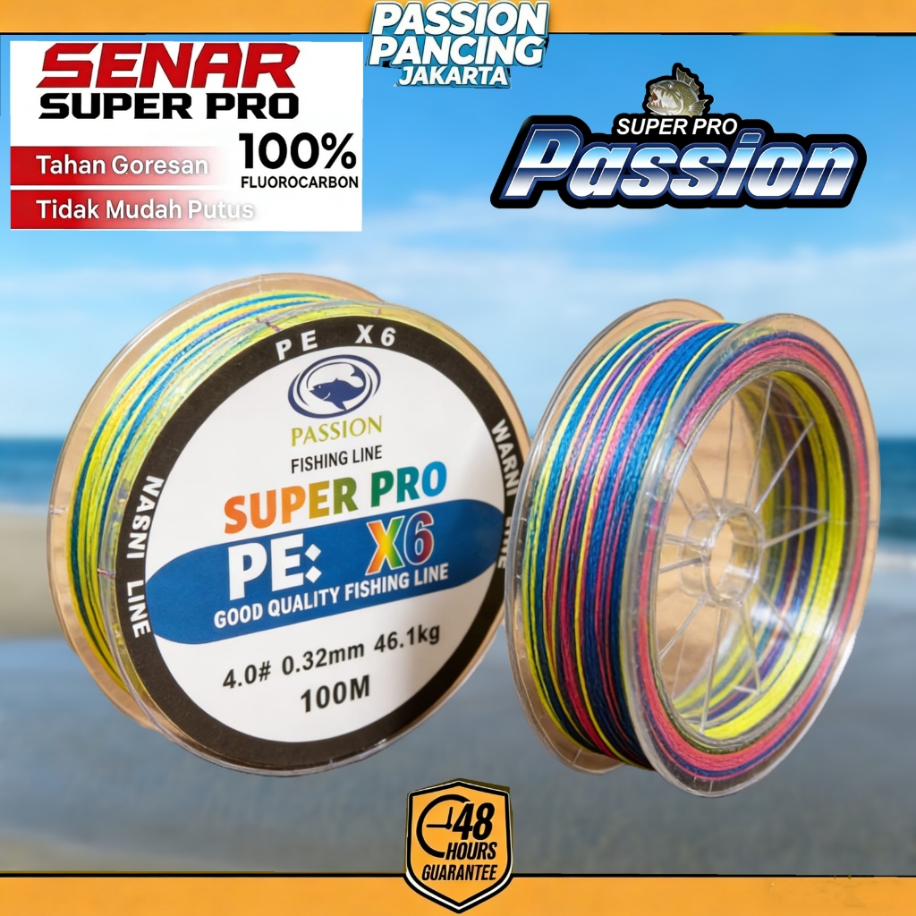 COD  Senar Pancing PE X6 Passion 100m Jepang Senar Pancing