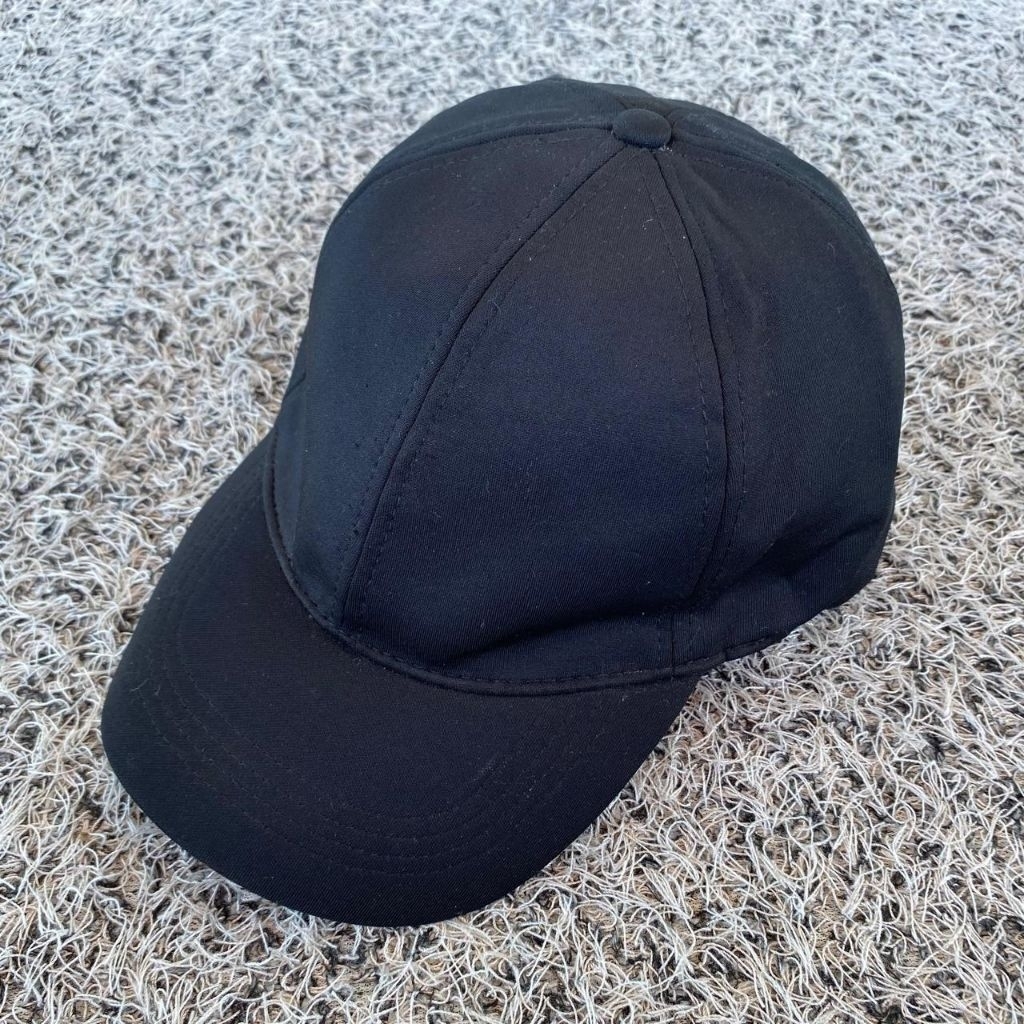 blank cap by zara topi hitam polos zara original