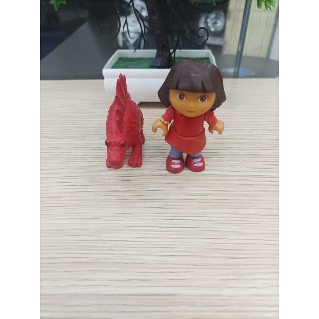 2 set mainan Dora lego dan dinosaurus