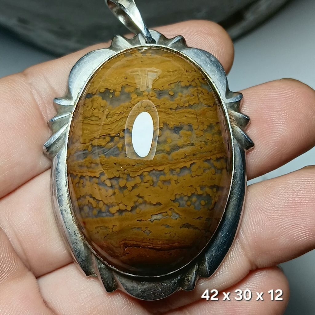 LIONTIN JASPER EMAS RING MONEL