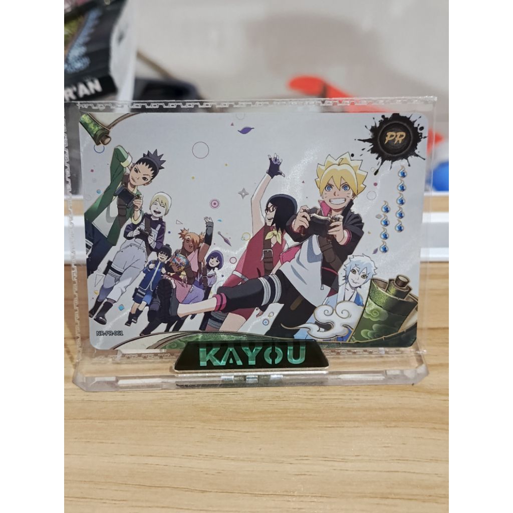 kartu naruto kayou PR boruto