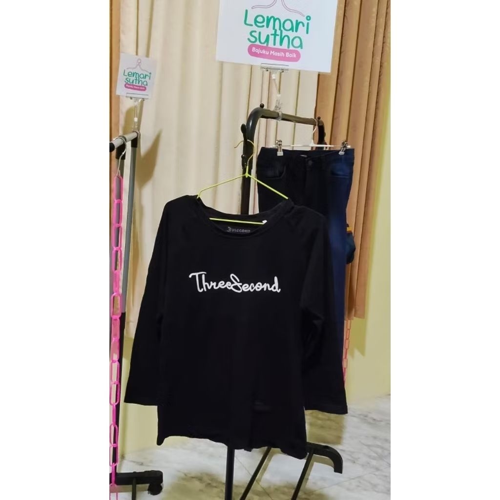 kaos lengan panjang wanita/kaos branded/atasan wanita