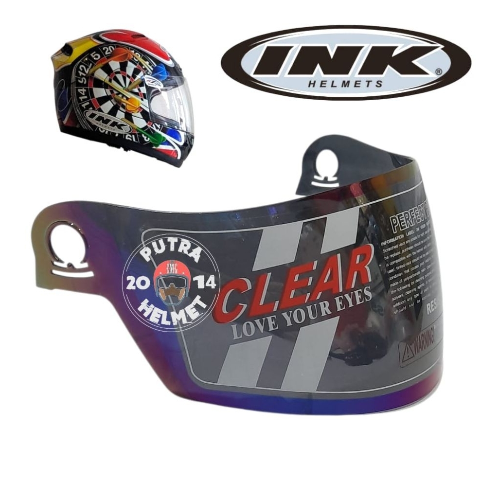Kaca Helm INK CL 25 INK CL 26 Visor Helm Clear Pelangi