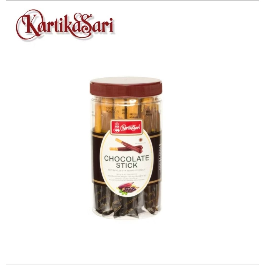 KARTIKA SARI Choco Stick dan Twist Kue Kering  Oleh-Oleh Bandung  Renyah Rasa Coklat Bahan Premium