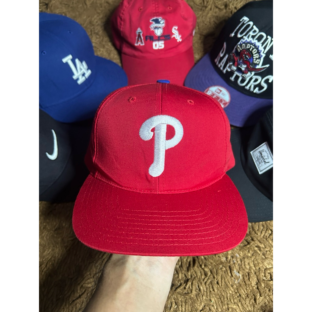 Topi - Rare Vintage Philadelphia - American Needle - Snapback Hat - Grey Undervisor