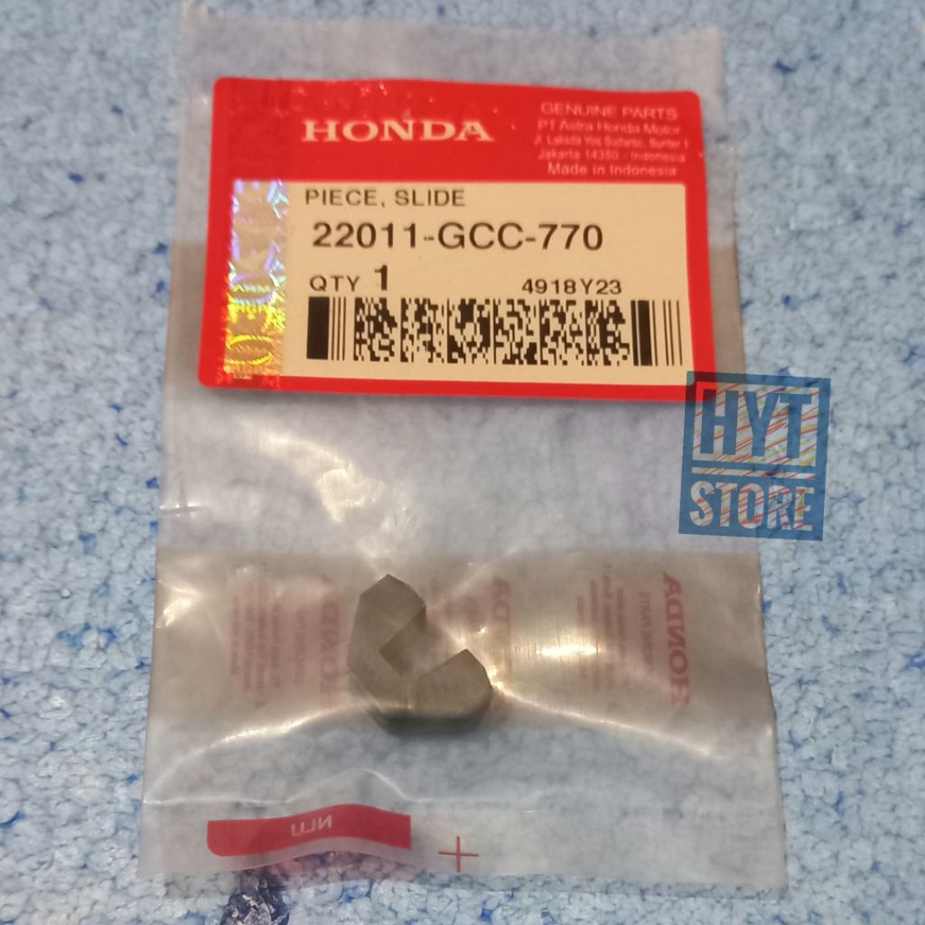 Piece Slide 22011-GCC-770 Slider Plastik Kancing Tutup Rumah Roller Beat Scoopy Vario 110 CW Techno 