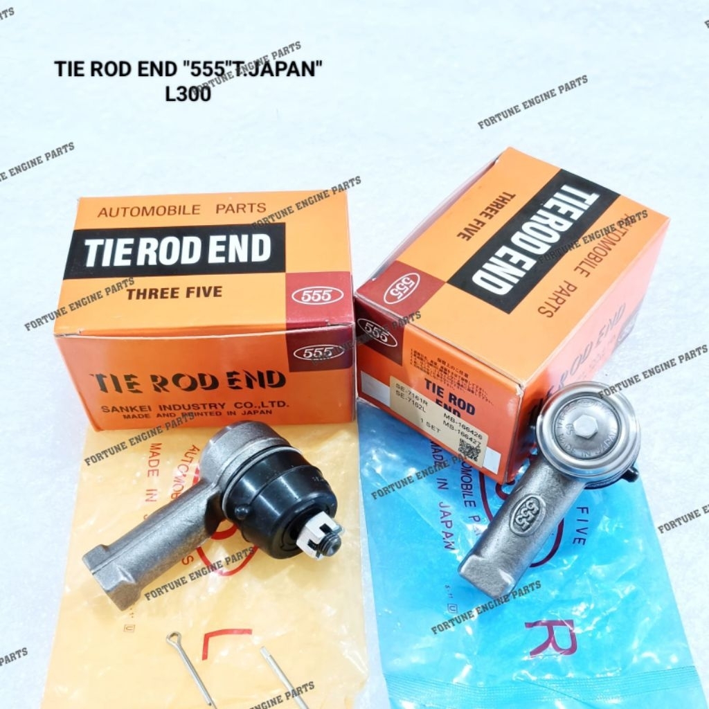 TIE ROD END TIEROD MITSUBISHI L300 T120 ORI 555 JAPAN HARGA 1SET