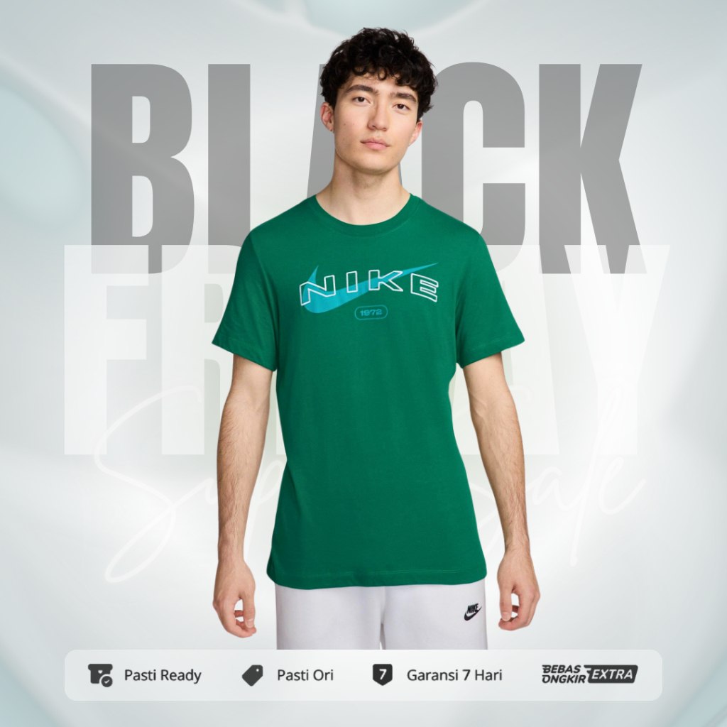 Kaos Nike Original Pria Nike Sportswear T-Shirt - Malachite