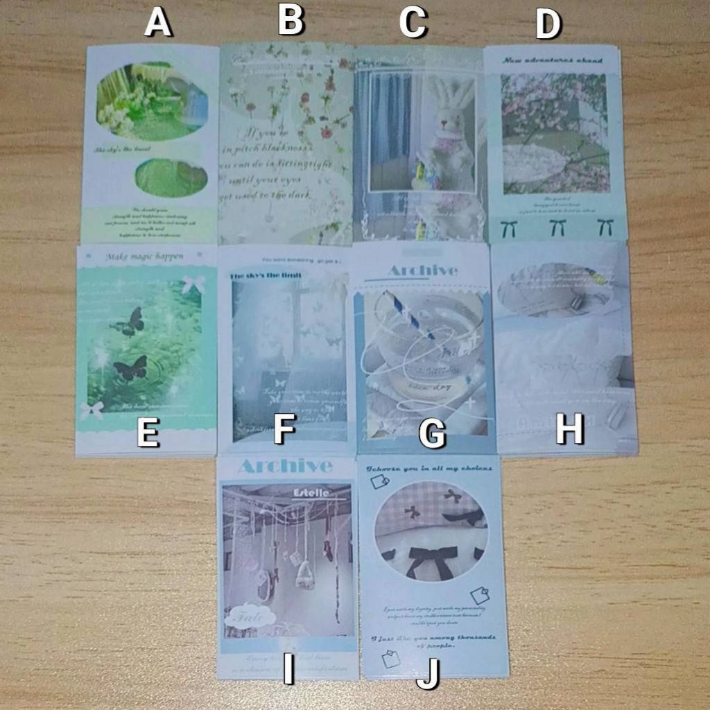 READY STOCK Sticker Packing Aesthetic Photocard Kpop ala Sellchin Sellkor Harga 1pcs