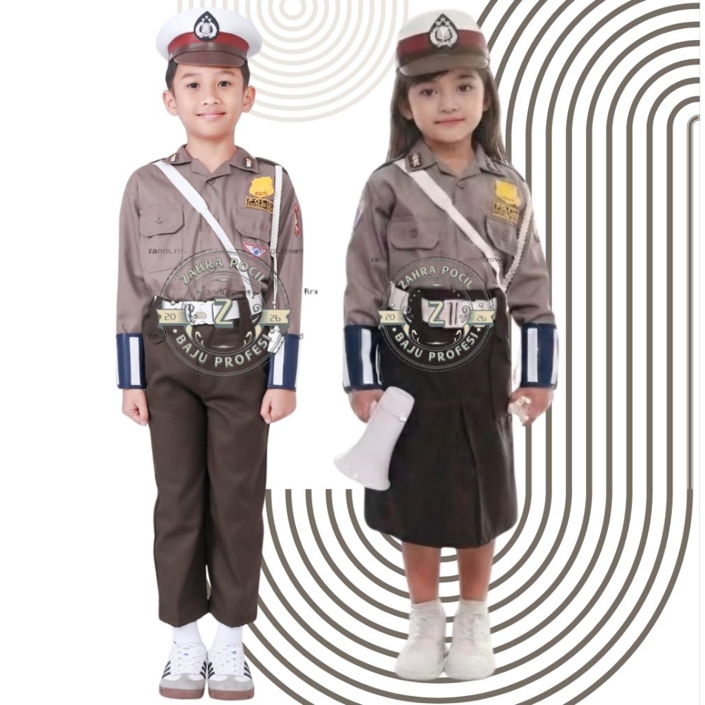 Baju Polisi Anak Laki Laki Baju Polisi Anak Perempuan Baju Polisi Anak Laki Laki Perempuan Usia 3